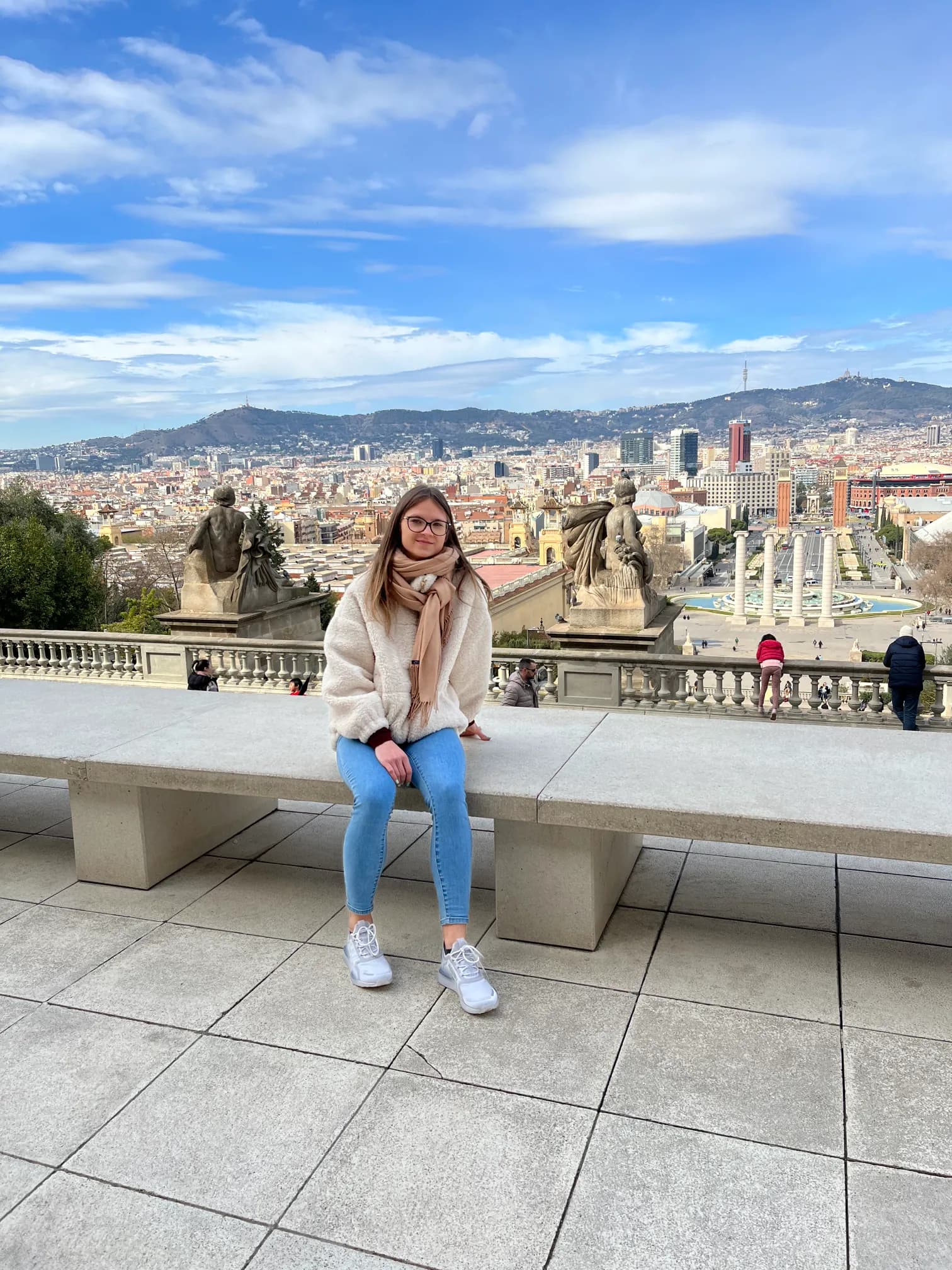 museu nacional d'art de catalunya view