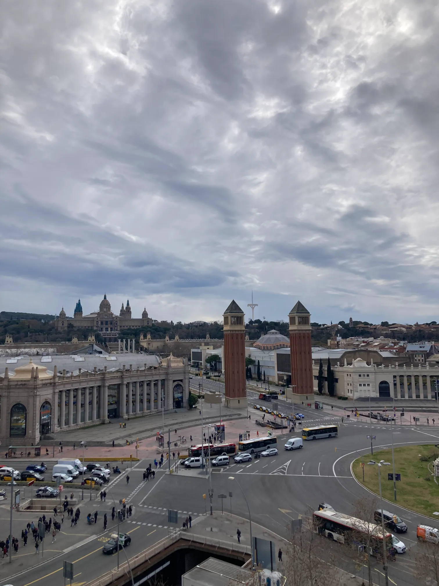 Plaza de España from Arena Mall roof
