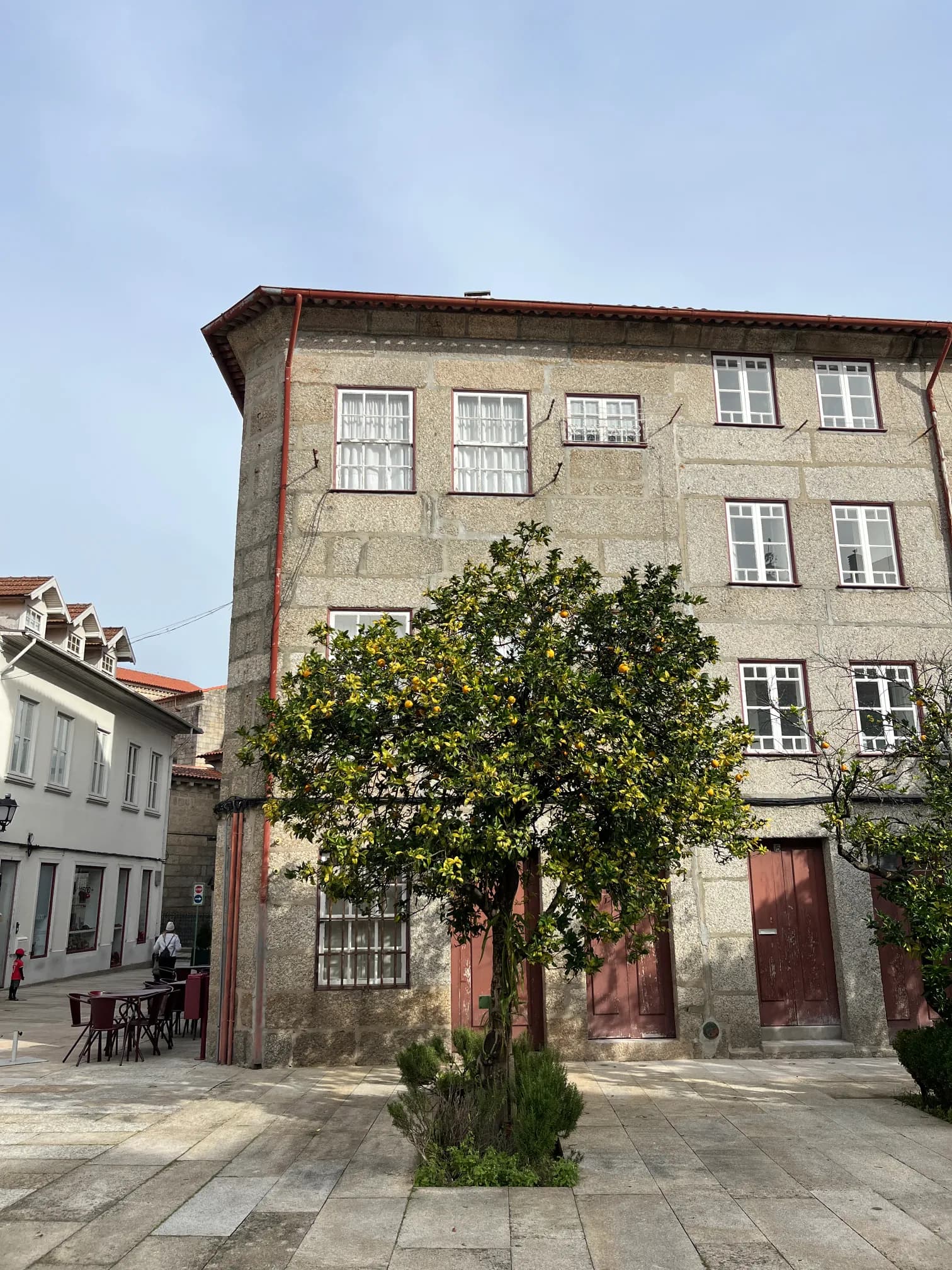 Architektura starego miasta w Guimarães