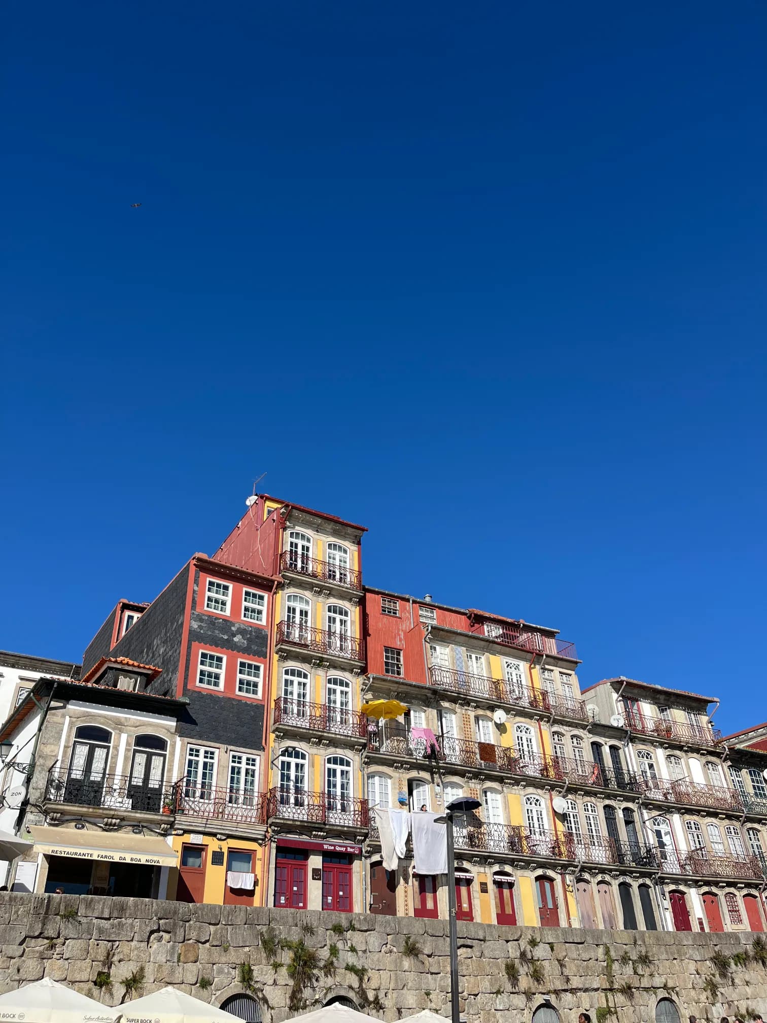 Promenada Ribeira w Porto