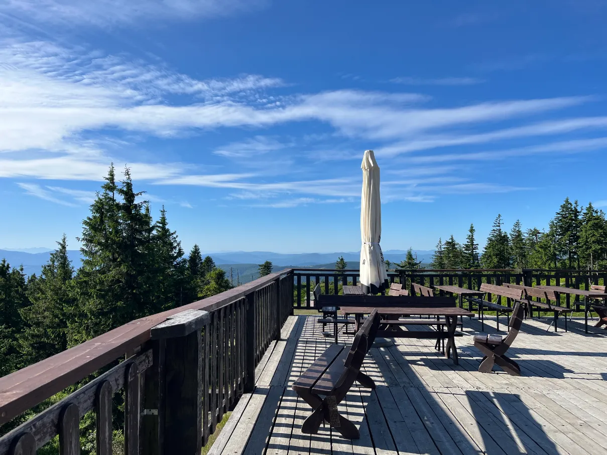 Taras widokowy ze schroniska