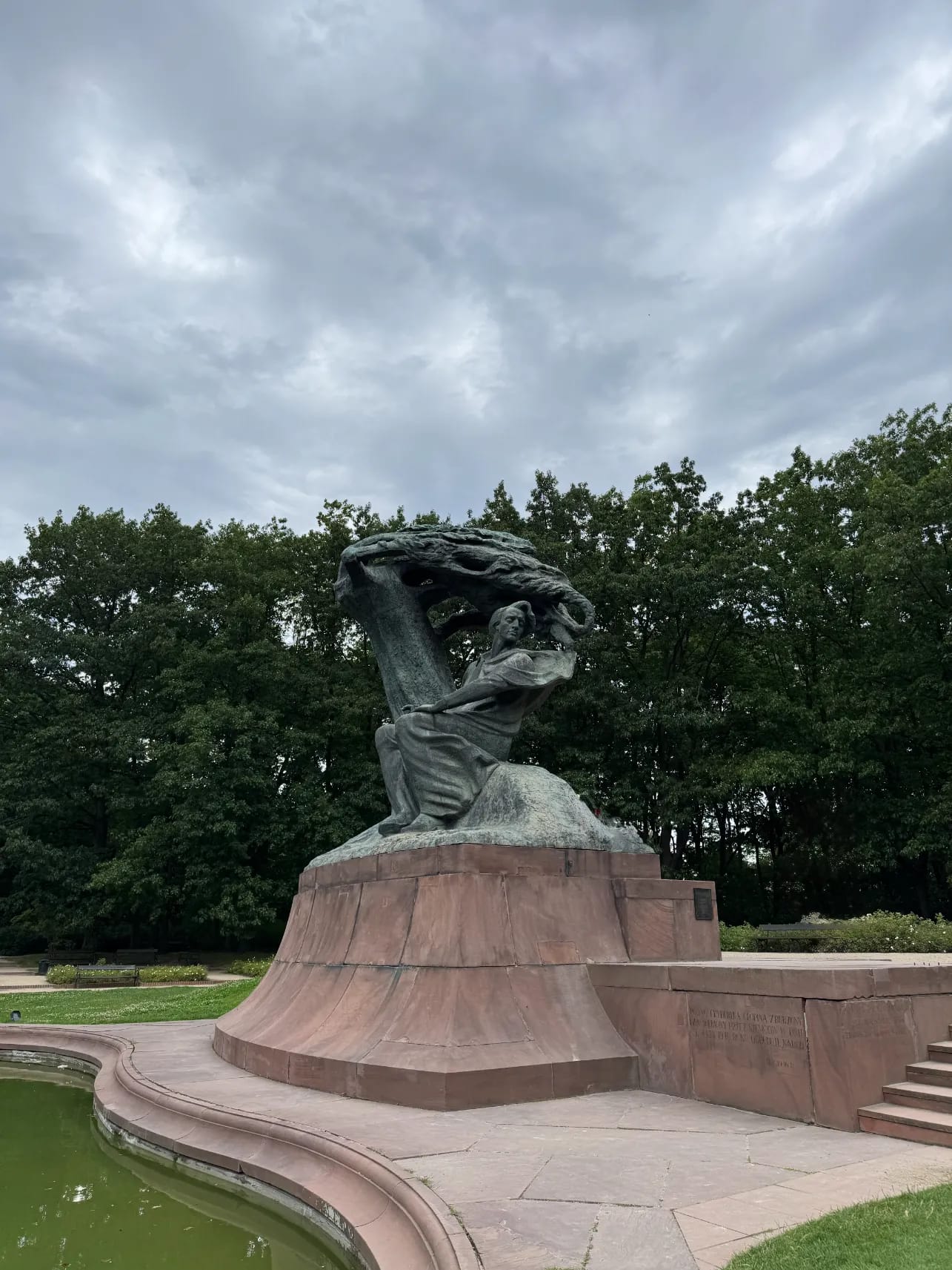 Chopin monument in Łazienki Park