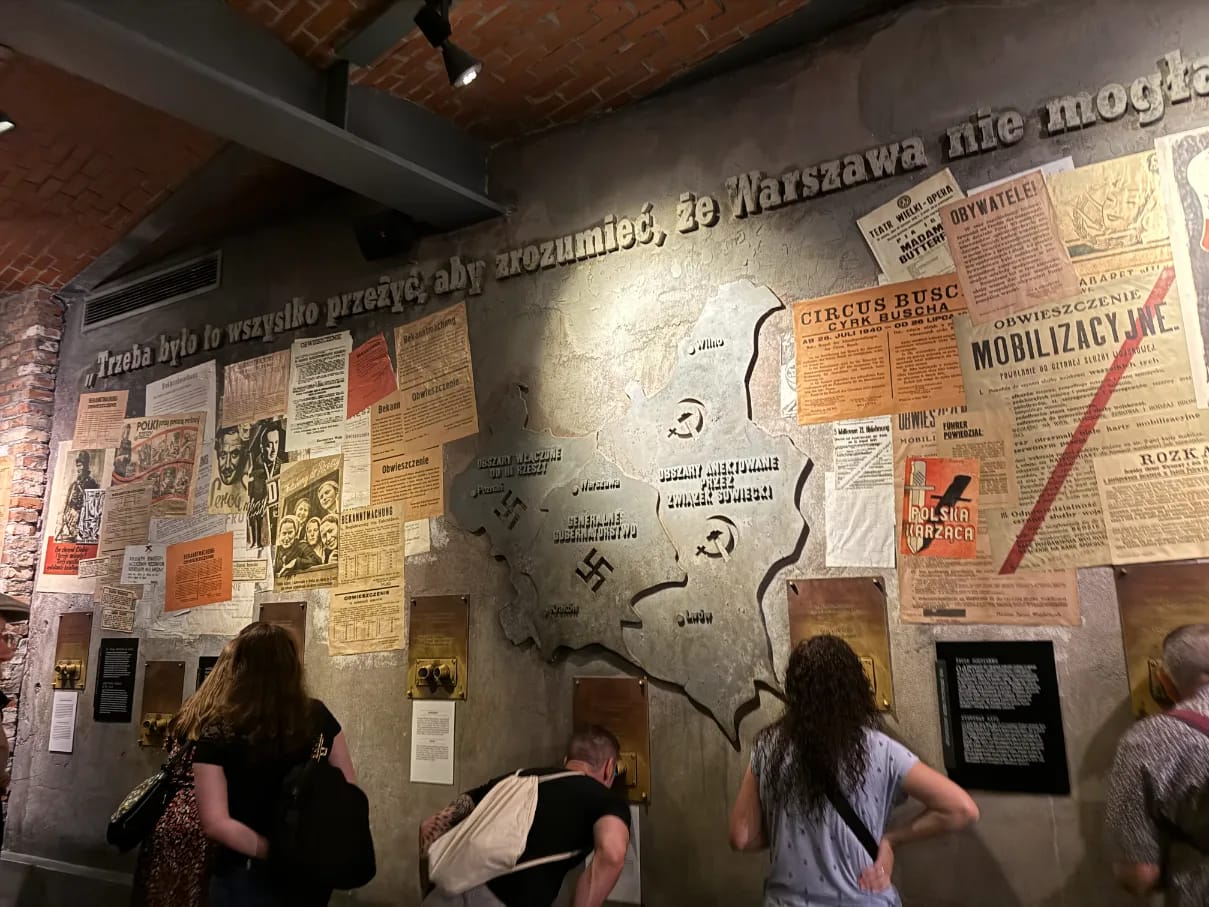 Warsaw Uprising Museum exhibition