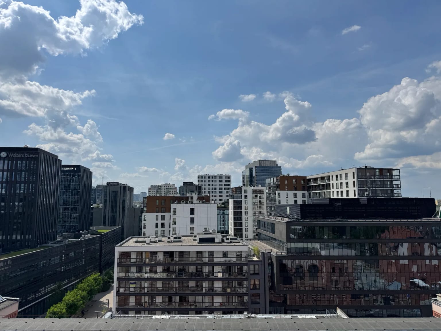 Warsaw observation deck view